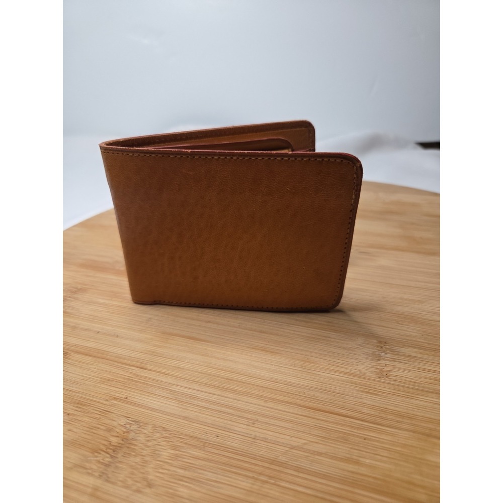 Vintage Leather Wallet With Card/picture Holder